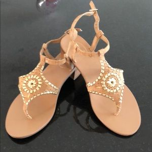 NEW with out box jack Rogers 1” heal sandal